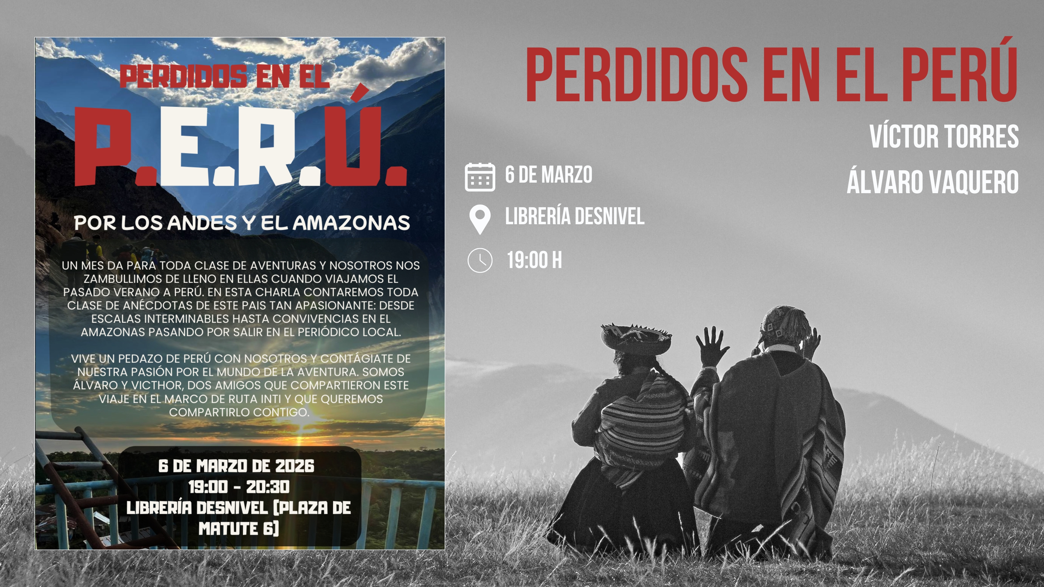 "Perdidos en el Perú", por Víctor Torres y Álvaro Vaquero