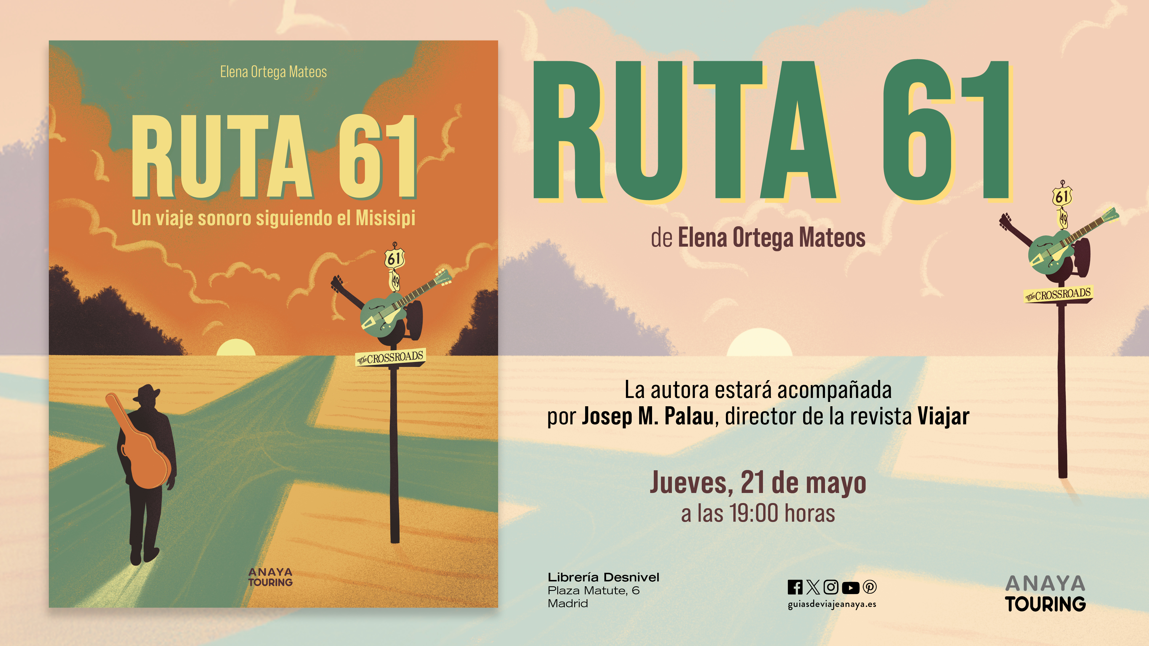 «Ruta 61. Un viaje sonoro siguiendo el Misisipi», de Elena Ortega